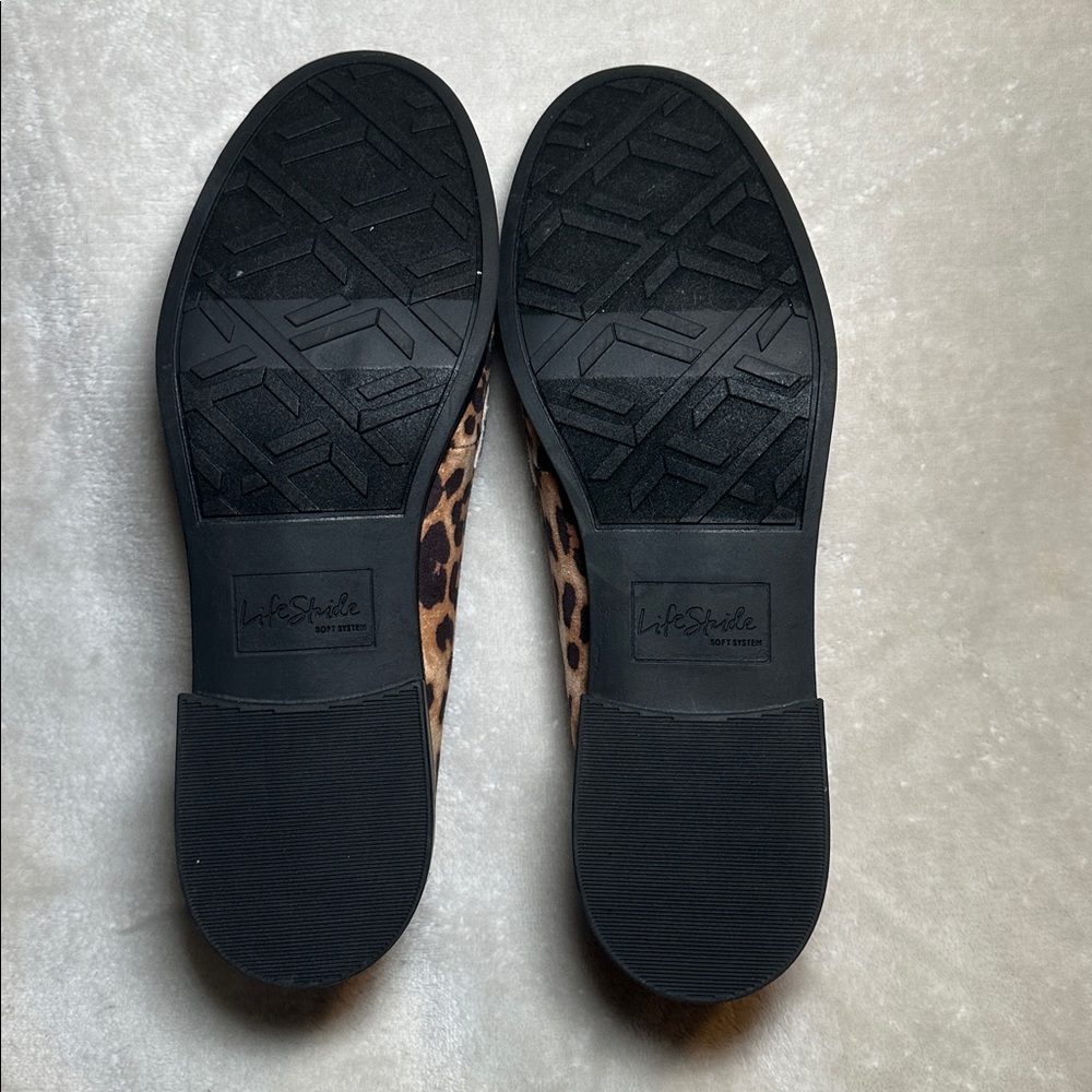 Lifestride Womens Sonoma 2 Slip-On Leopard Print Loafers Size 8 - Picture 6 of 6
